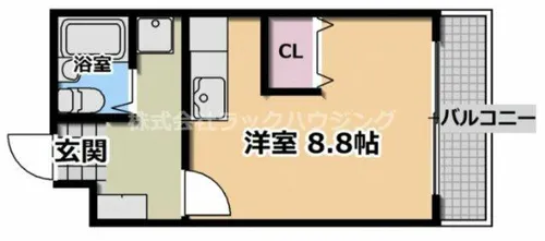山一守口壱番館【4階】の間取り