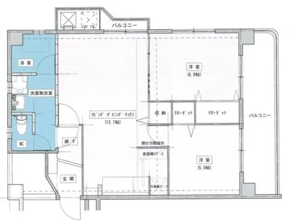 福岡県福岡市南区横手3丁目【マンション】の間取り