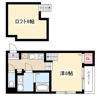 ハーモニーテラス鳥栖【1階】の間取り