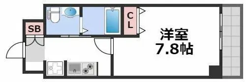 メゾン夕陽ヶ丘【3階】の間取り