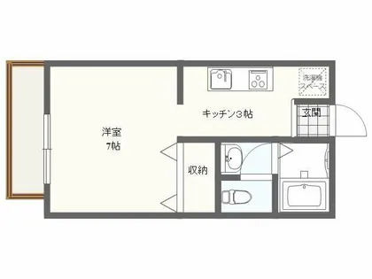 ロイヤルハイツ【202号室】の間取り