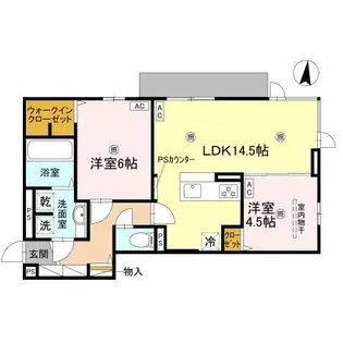 D-ROOM御厨中【3階】の間取り