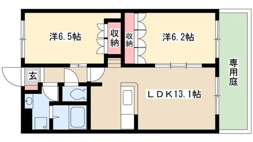 ウインド フィル会所【101号室】の間取り