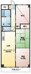 アパートメントハウス朴の樹【4階】の間取り