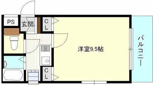 蔵米ビル【2階】の間取り