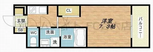La Douceur西天満【11階】の間取り