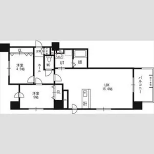 レジェンドコート琴似【1101号室】の間取り