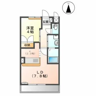 プランドール【2階】の間取り