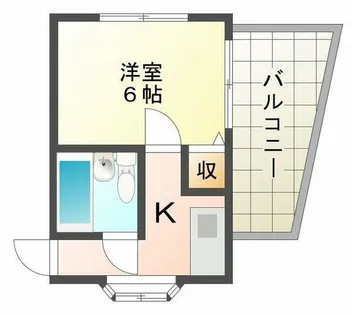 サンマリン平磯【2階】の間取り
