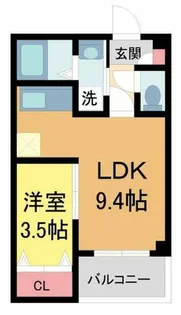 シエーナ川西中央3【208号室】の間取り