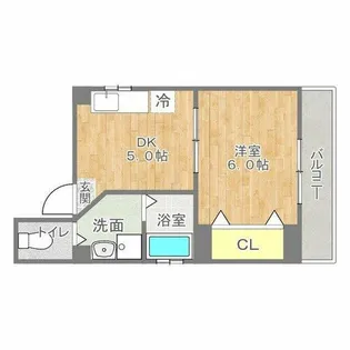 イルソーレ林寺【2階】の間取り