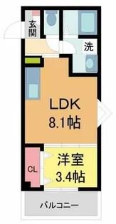 シエーナ川西中央3【306号室】の間取り