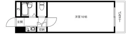 シティーライフ出丸【105号室】の間取り
