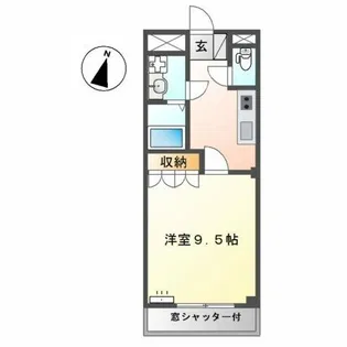 メイプルリーフ【1階】の間取り