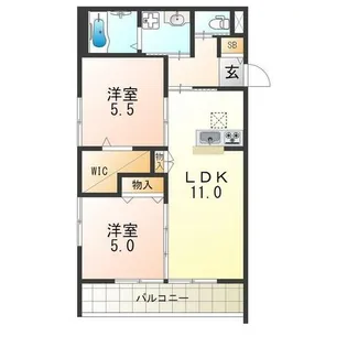 兵庫県尼崎市浜3丁目【マンション】の間取り
