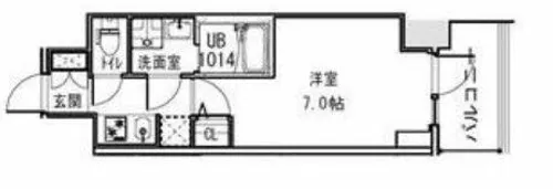 S-RESIDENCE福島Alovita【9階】の間取り