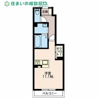 愛知県高浜市沢渡町4丁目【アパート】の間取り