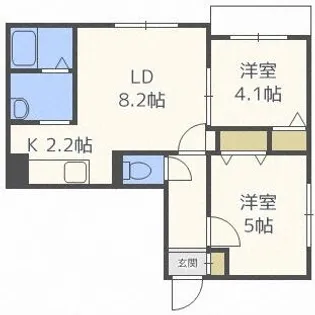 スプレンドール【4階】の間取り