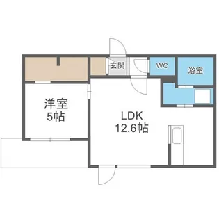仮)GA-琴似2-7MS B棟【5階】の間取り