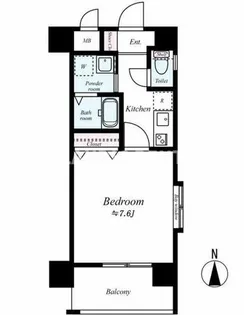アクタス西公園アーバル【5階】の間取り
