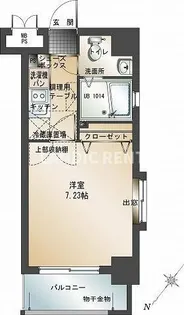 エンクレスト六本松【6階】の間取り