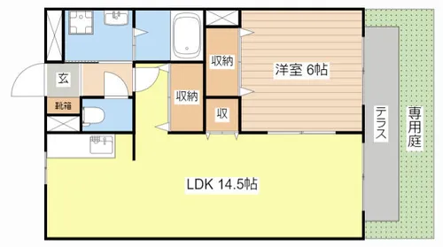 メゾン ラピュタ【1階】の間取り
