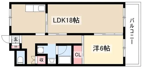 ヨシタカハイツ【3階】の間取り