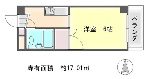 ベルロード高野【3階】の間取り