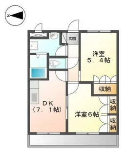 スマイルA【2階】の間取り