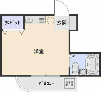 パレ丸善【4階】の間取り