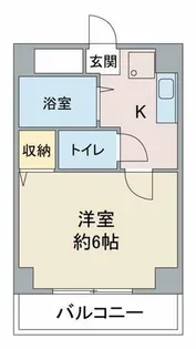 エクセル栄生【603号室】の間取り