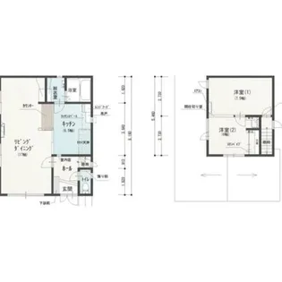 北海道札幌市南区南沢六条2丁目【一戸建】の間取り