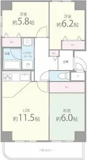 プライムヒル藤井寺【5階】の間取り