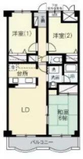 大阪府大阪市淀川区野中南2丁目【マンション】の間取り