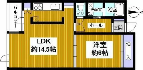 メゾンアルマ【4階】の間取り