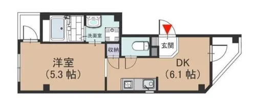 大阪府大阪市淀川区東三国5丁目【マンション】の間取り
