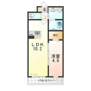 FREEDOM residence堺深井沢町【4階】の間取り