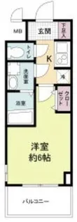 大阪府大阪市淀川区木川東4丁目【マンション】の間取り