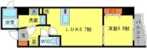 大阪府吹田市垂水町3丁目【マンション】の間取り