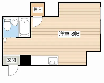 シャトル城町【140号室】の間取り