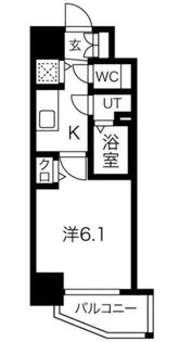 ファステート玉造駅前ダミュウ【2階】の間取り