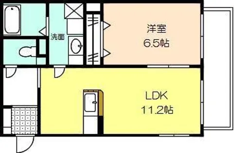 アトランティス四ツ谷【2階】の間取り