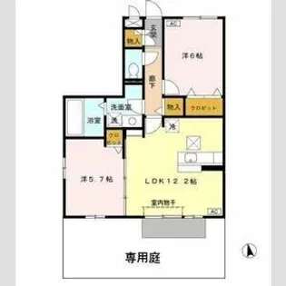 D’room京命【1階】の間取り
