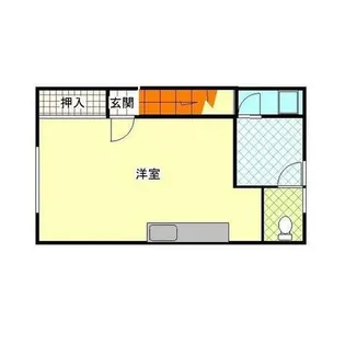 秋山ハイツ【A号室】の間取り