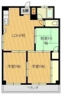 大阪府大阪市東淀川区豊新3丁目【マンション】の間取り