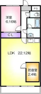 NH菰口【3階】の間取り