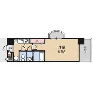 大阪府大阪市東淀川区菅原2丁目【マンション】の間取り