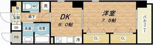 キリンコンプリート【4階】の間取り