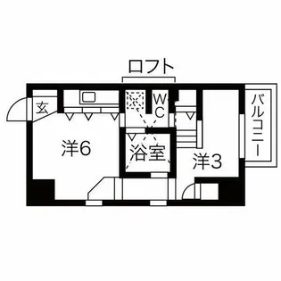 ラ・シュシュ覚王山【1階】の間取り