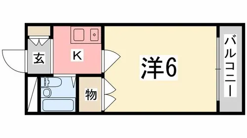 グランドコーポKS【407号室】の間取り